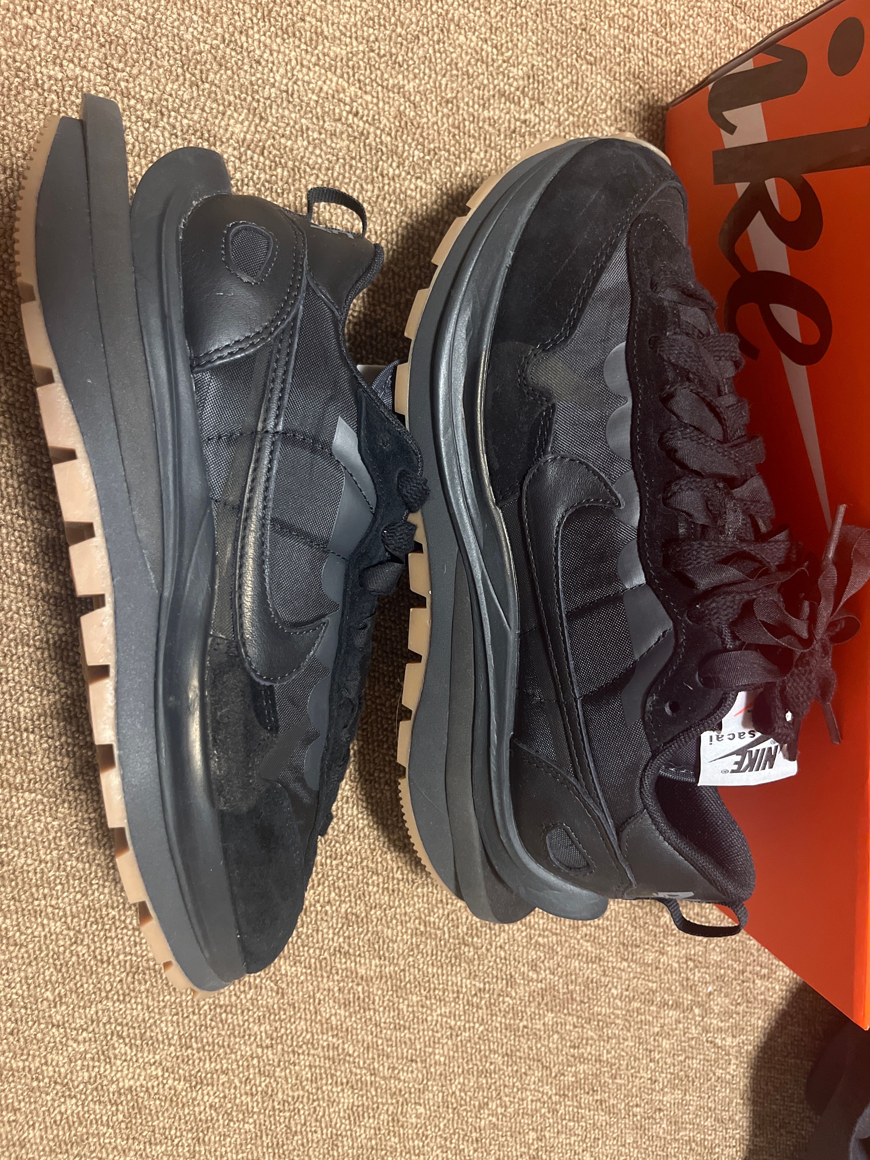 sacai × Nike VaporWaffle "Black Gum"
