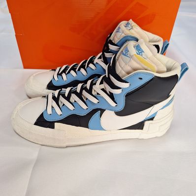 sacai × NIKE BLAZER MID "BLACK / BLUE"