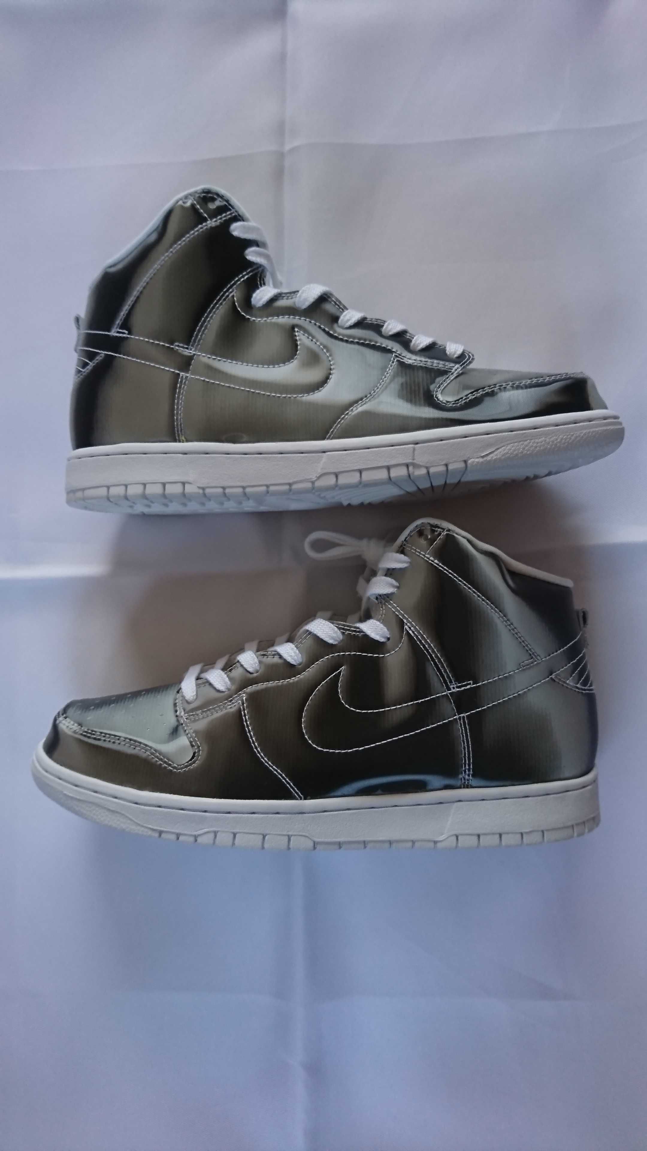 CLOT × Nike Dunk High "Silver/Flux"