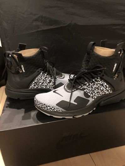 ACRONYM × Nike Air Presto Mid "Cool Grey/Black"