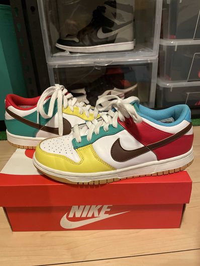 Nike GS Dunk Low SE Free 99 "Light Chocolate/Roma Green"