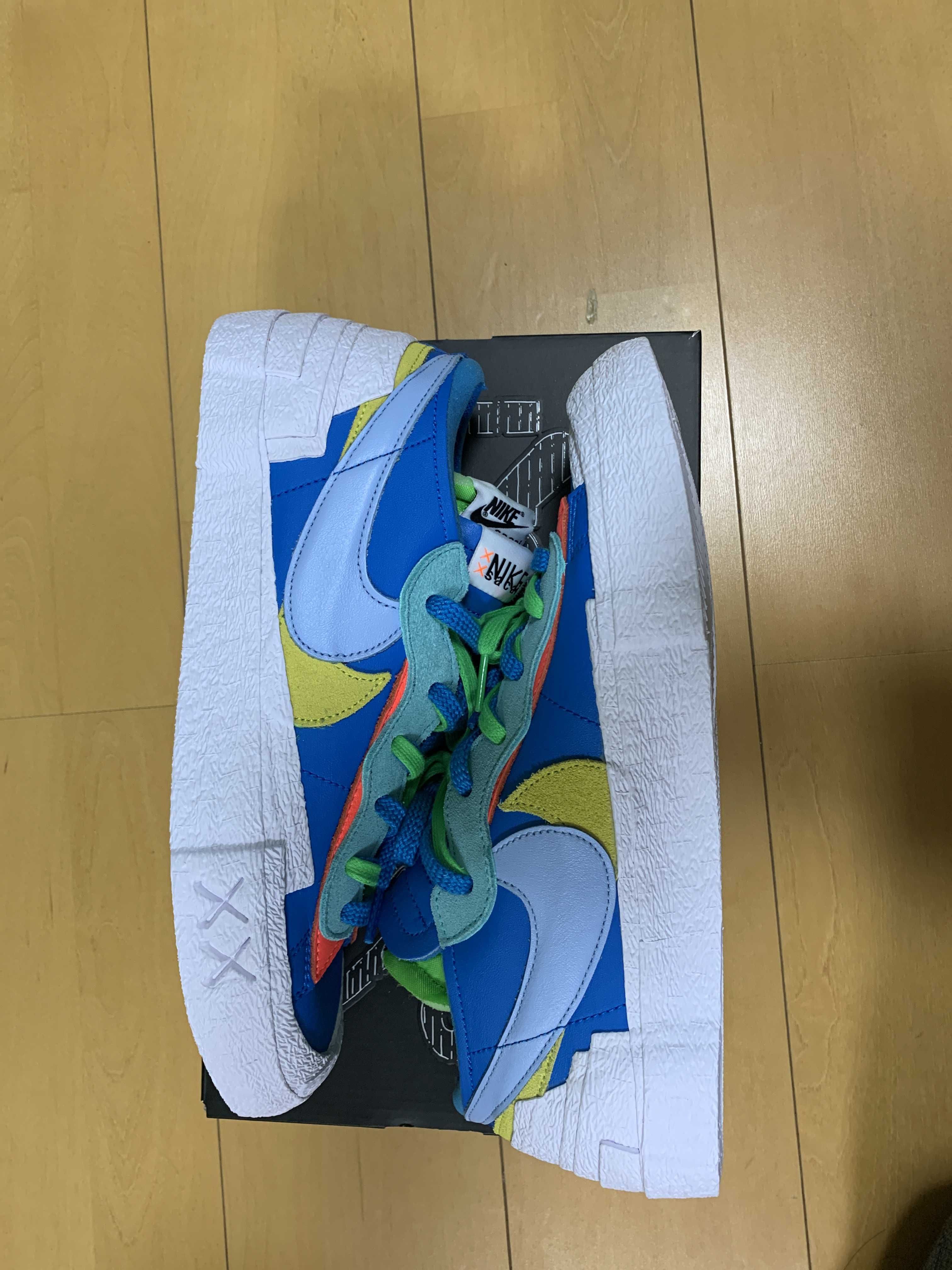 KAWS × sacai × Nike Blazer Low "Neptune Blue"