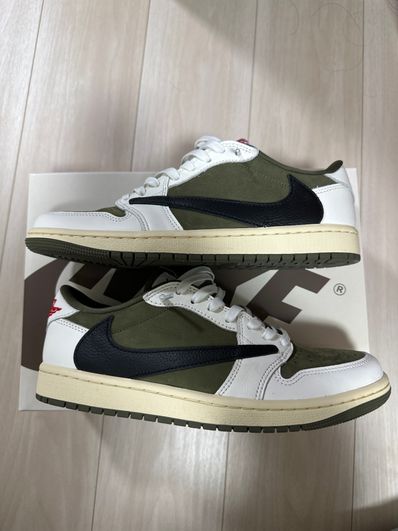 Travis Scott × Nike Air Jordan 1 Low OG SP "Reverse Olive"