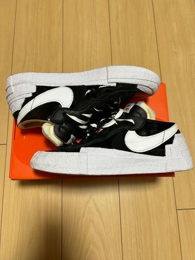 sacai × Nike Blazer Low "Black Patent Leather"