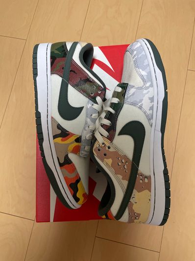 Nike Dunk Low "Sail Multi Camo"