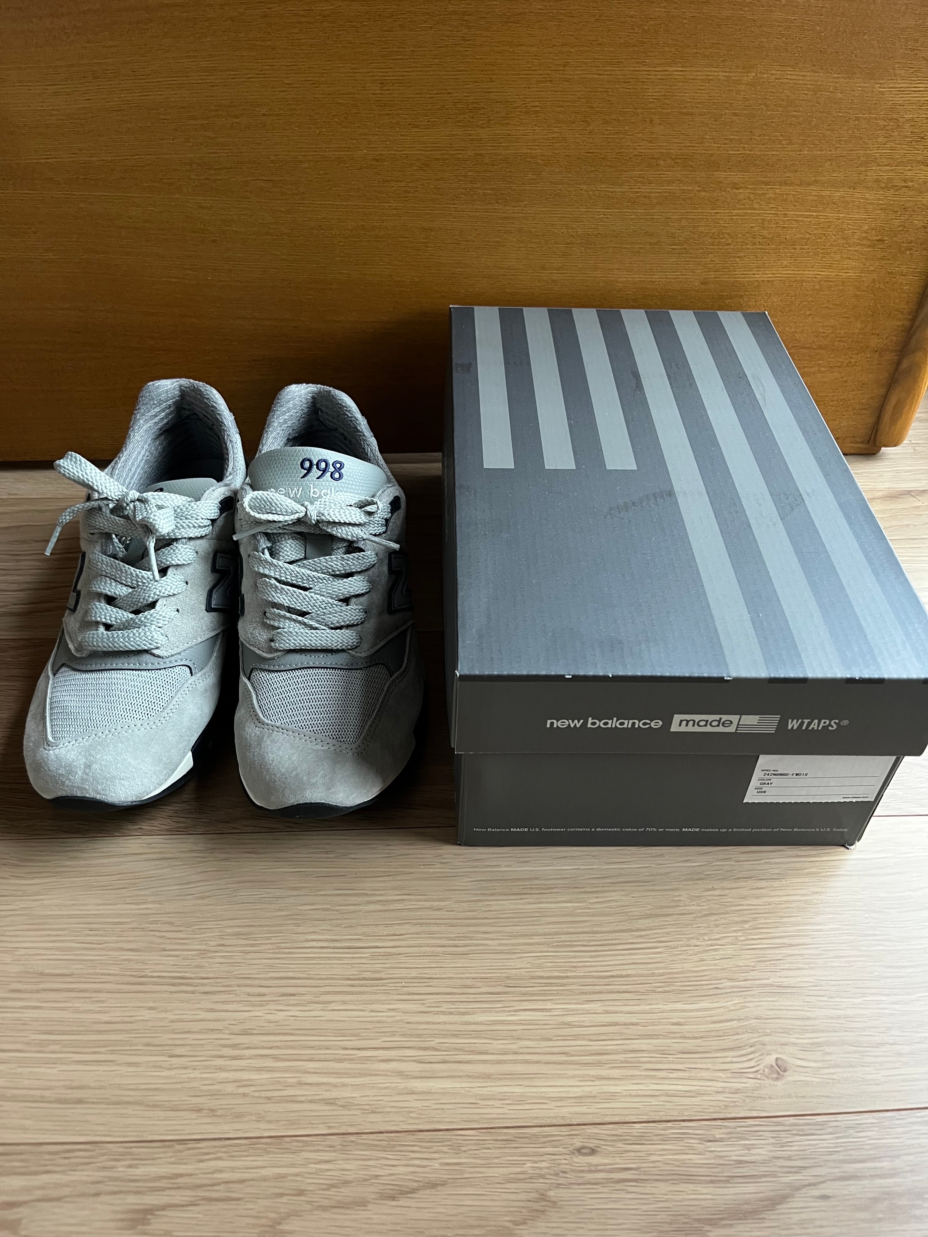 ダブルタップス × ニューバランス 998 "グレー"