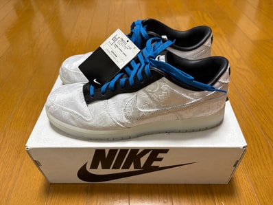 CLOT × fragment design × Nike Dunk Low "Black and White"