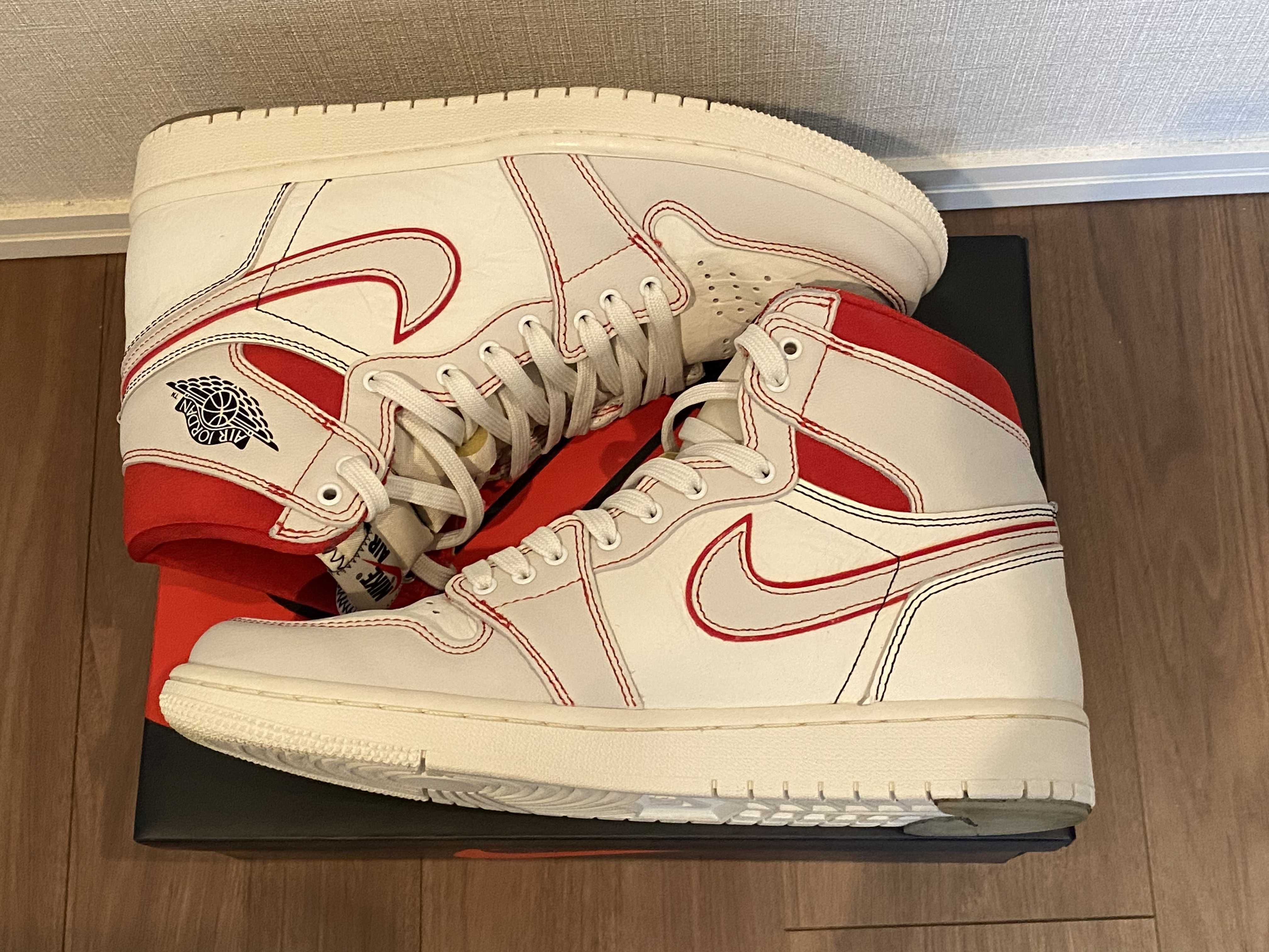 Nike Air Jordan 1 Retro High OG "Sail/University Red"     