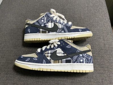 Travis Scott × Nike SB Dunk Low "Black/Parachute Beige"