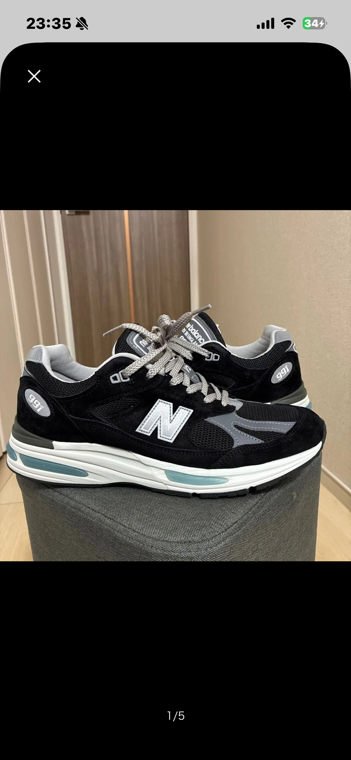 New Balance 991V2 "Black"