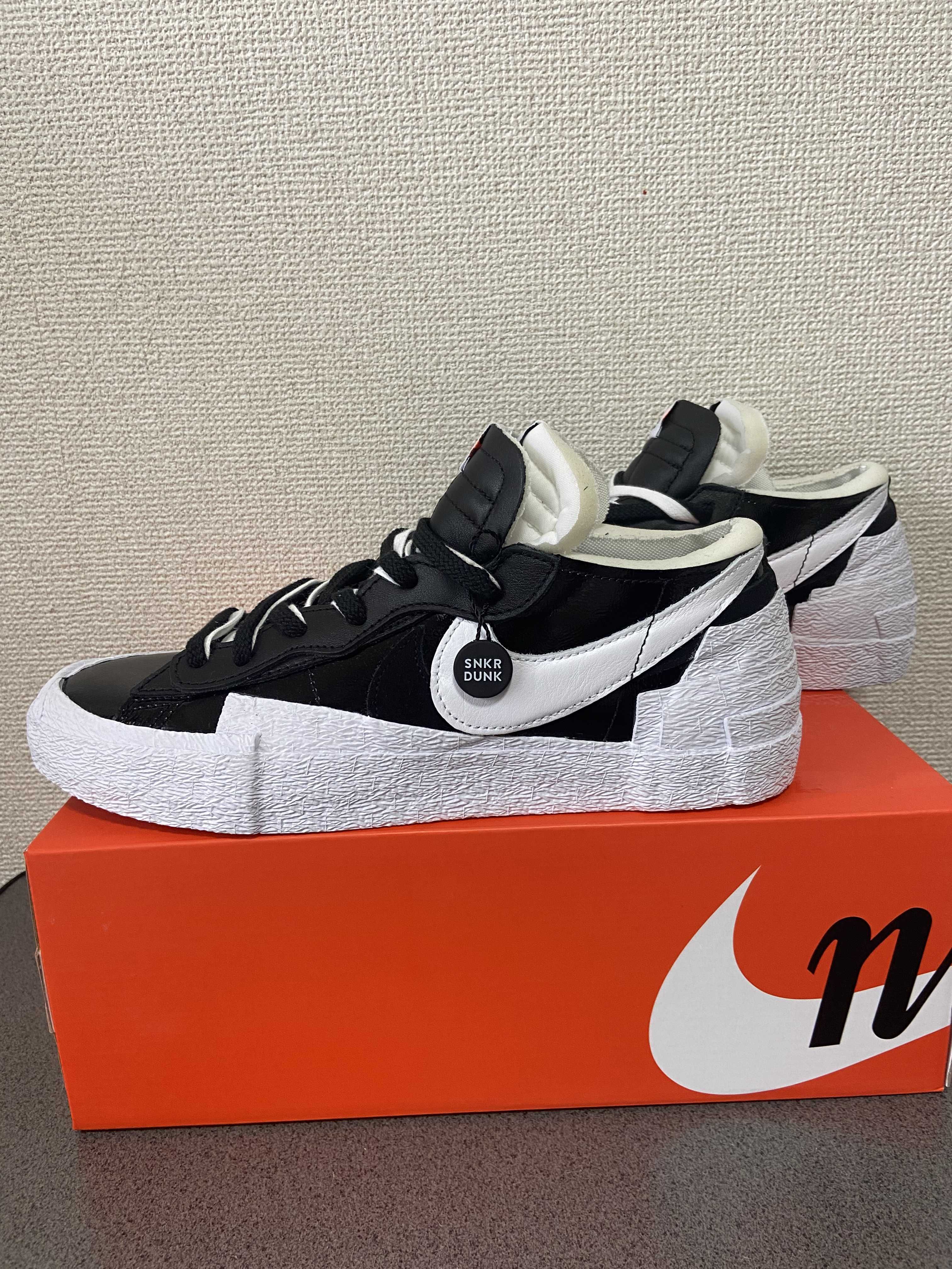 sacai × Nike Blazer Low "Black Patent Leather"