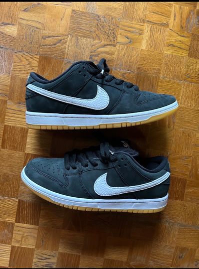 Nike SB Dunk Low Pro "Black/WhiteBlack-Gum Light Brown"