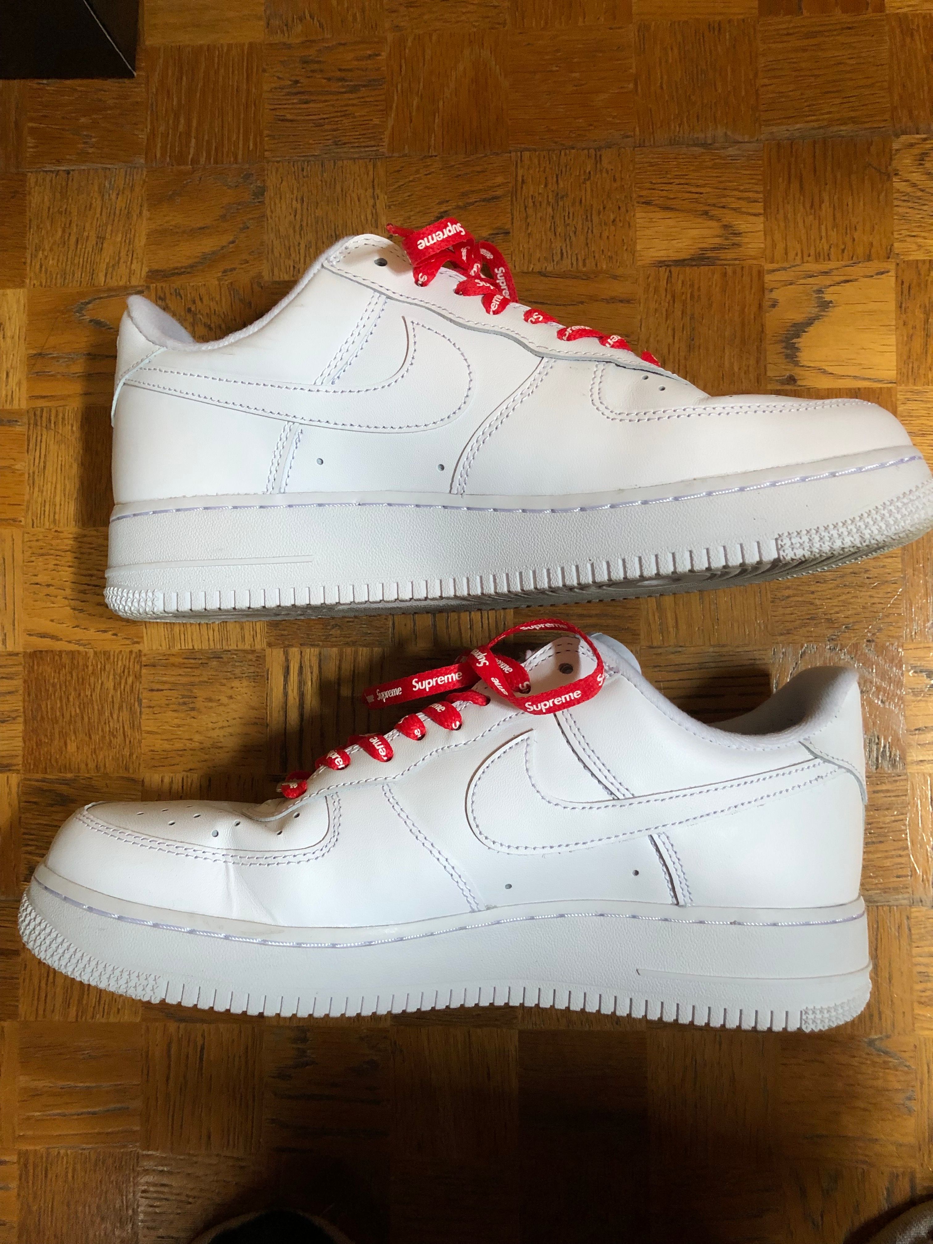 Supreme × Nike Air Force 1 Low "White"
