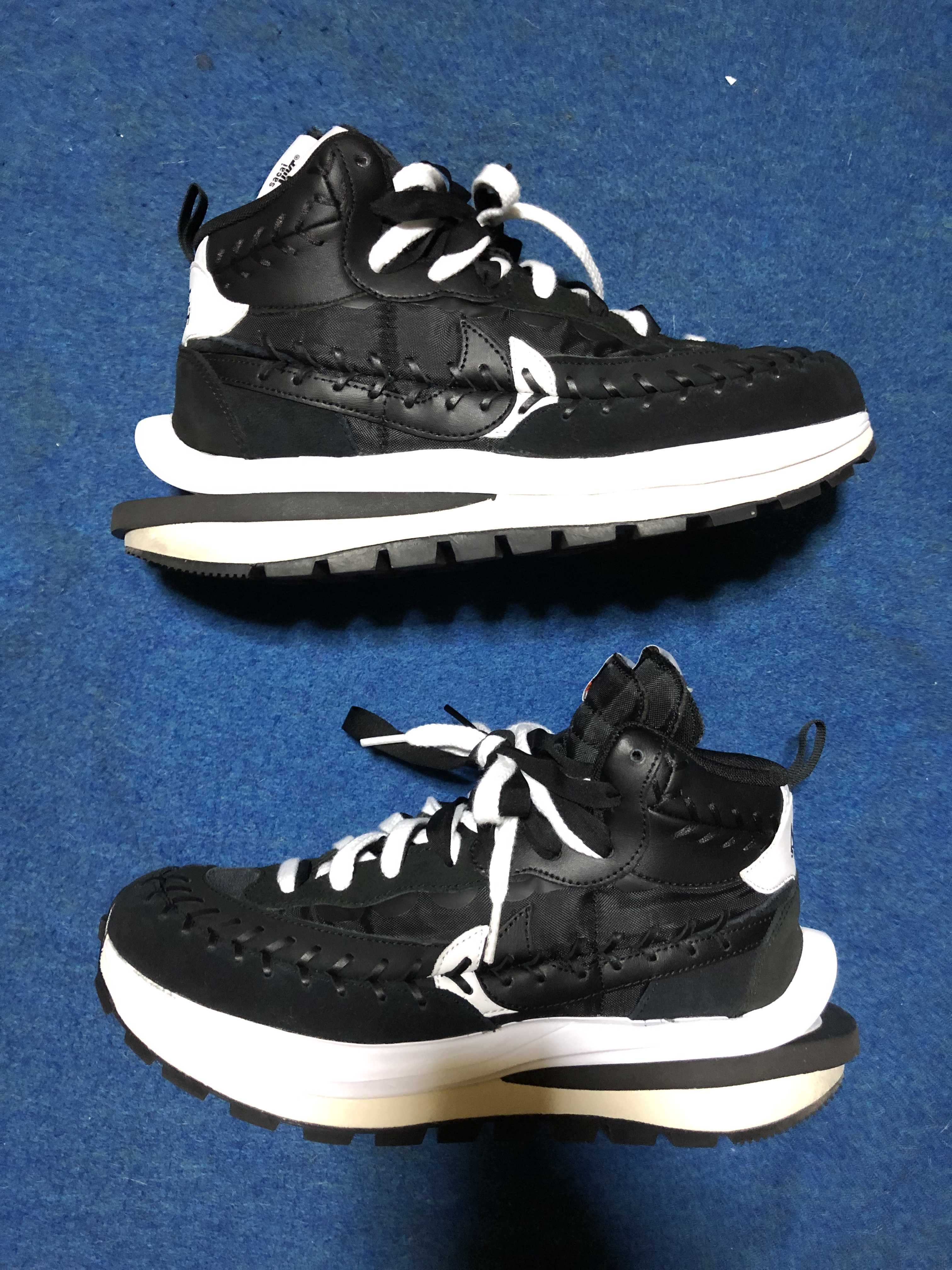 Jean-Paul Gaultier × sacai × Nike Vapor Waffle "Black/Black-White"