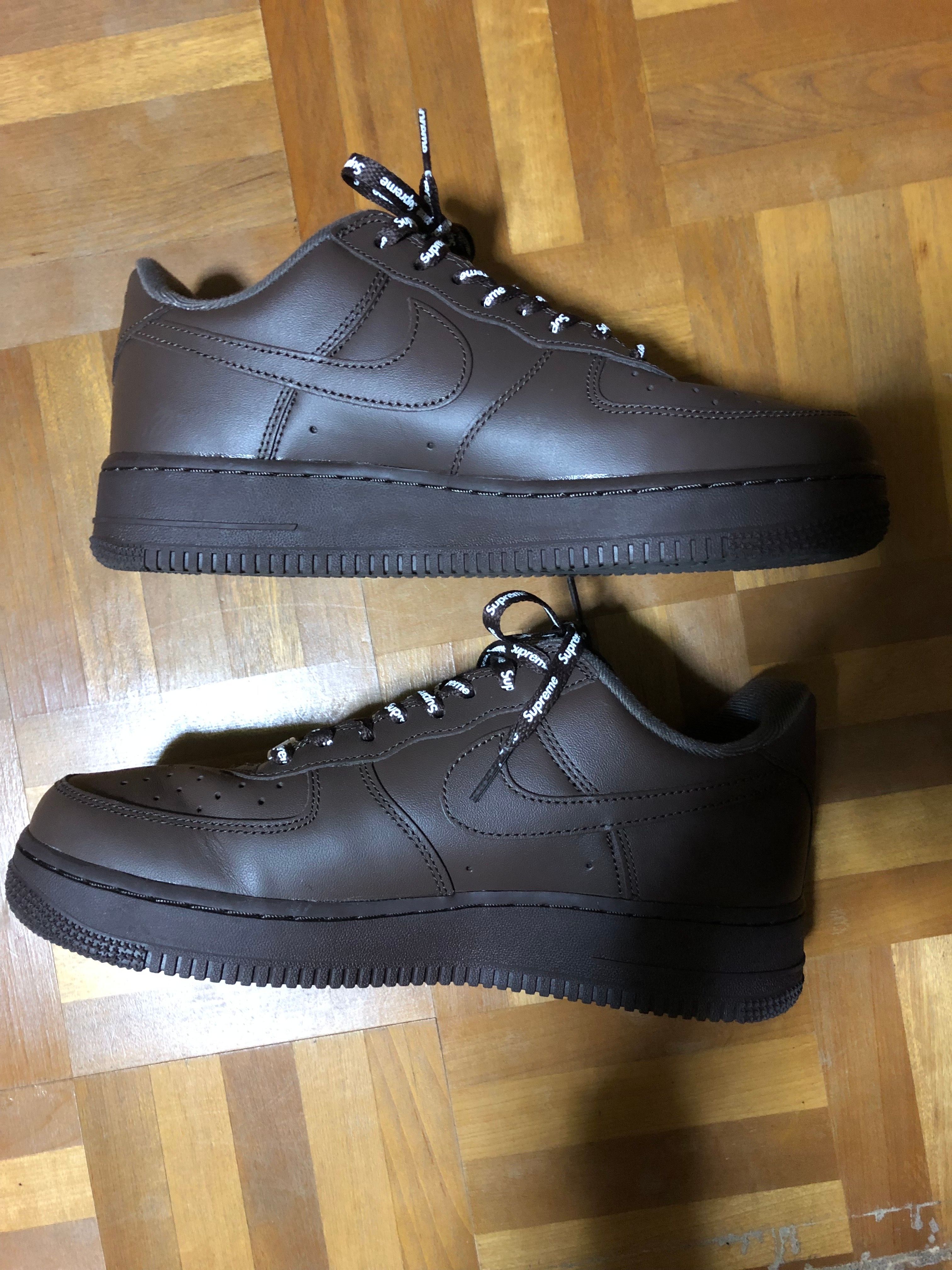 Supreme × Nike Air Force 1 Low "Baroque Brown"