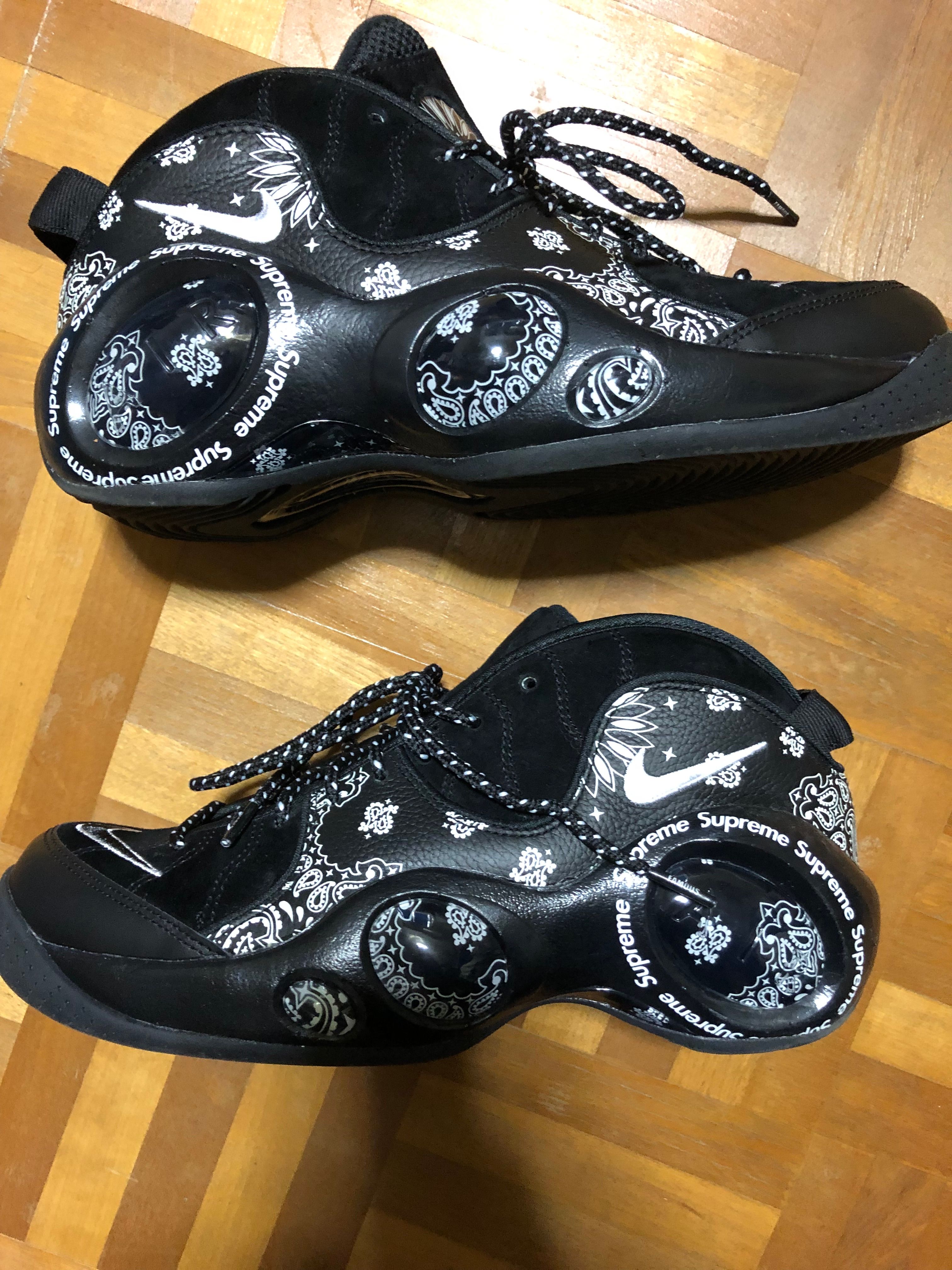 Supreme × Nike Air Zoom Flight 95 SP "Black/White"