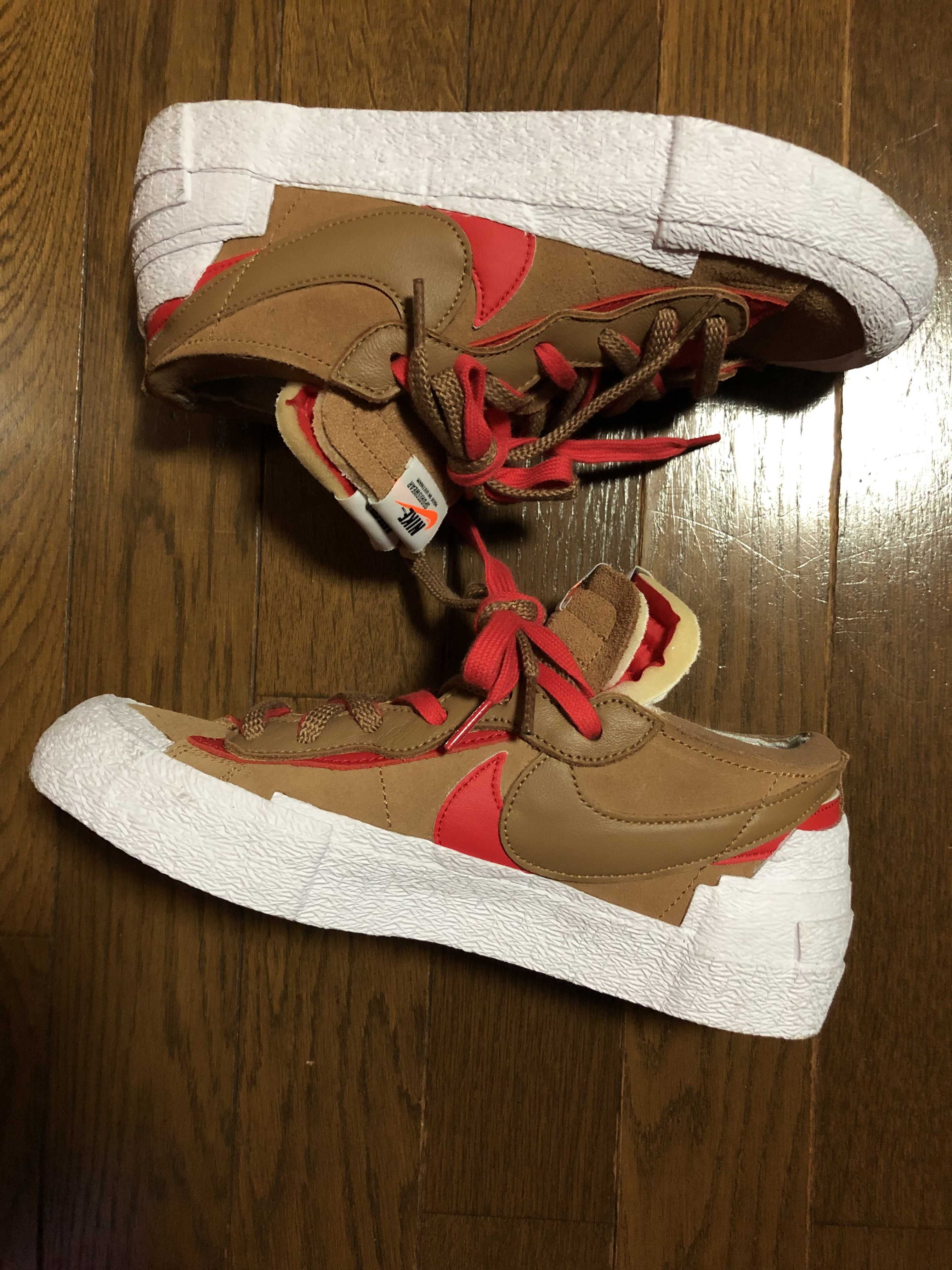 SACAI × NIKE BLAZER LOW "BRITISH TAN"