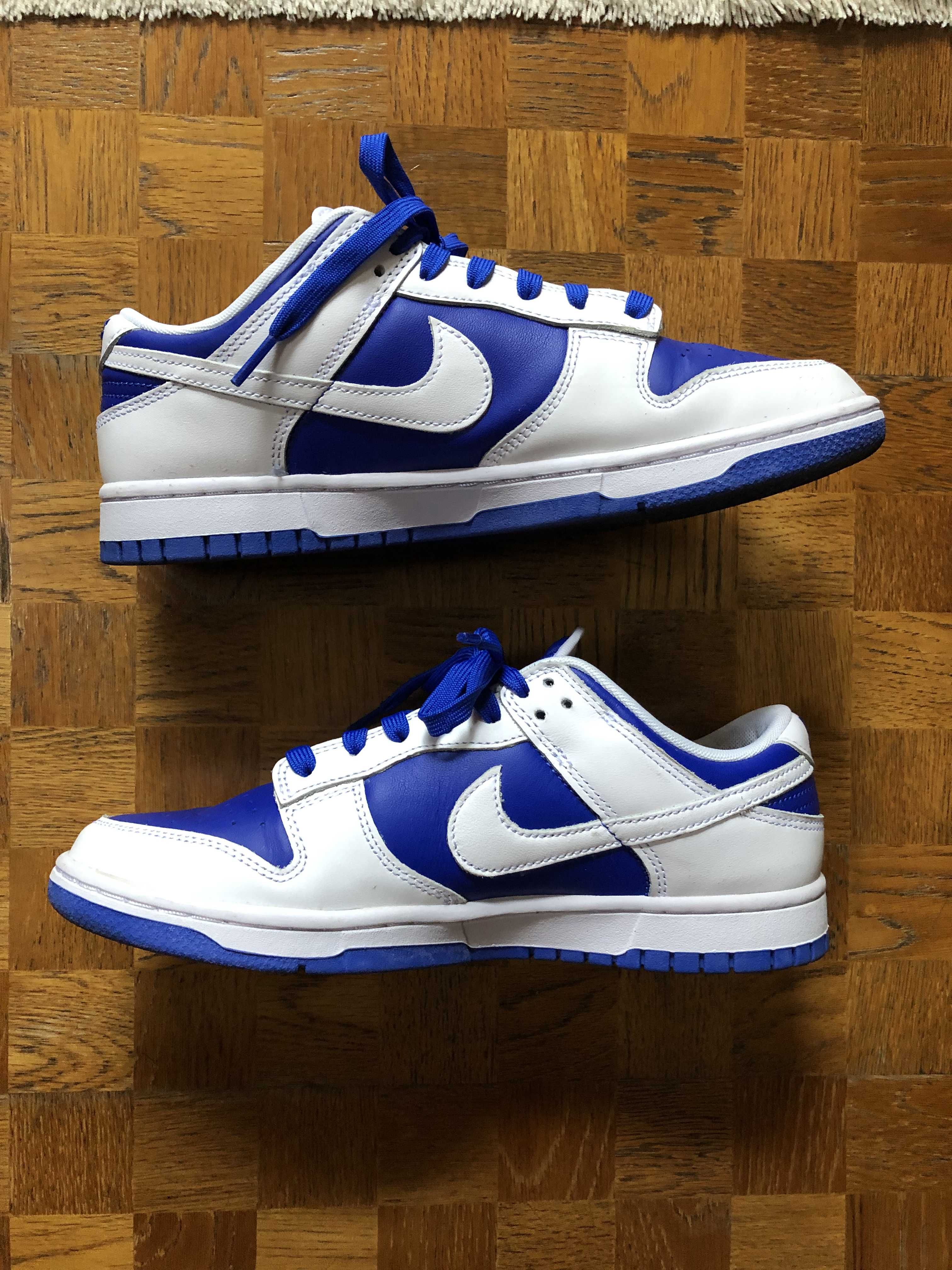 Nike Dunk Low Retro "Racer Blue and White"