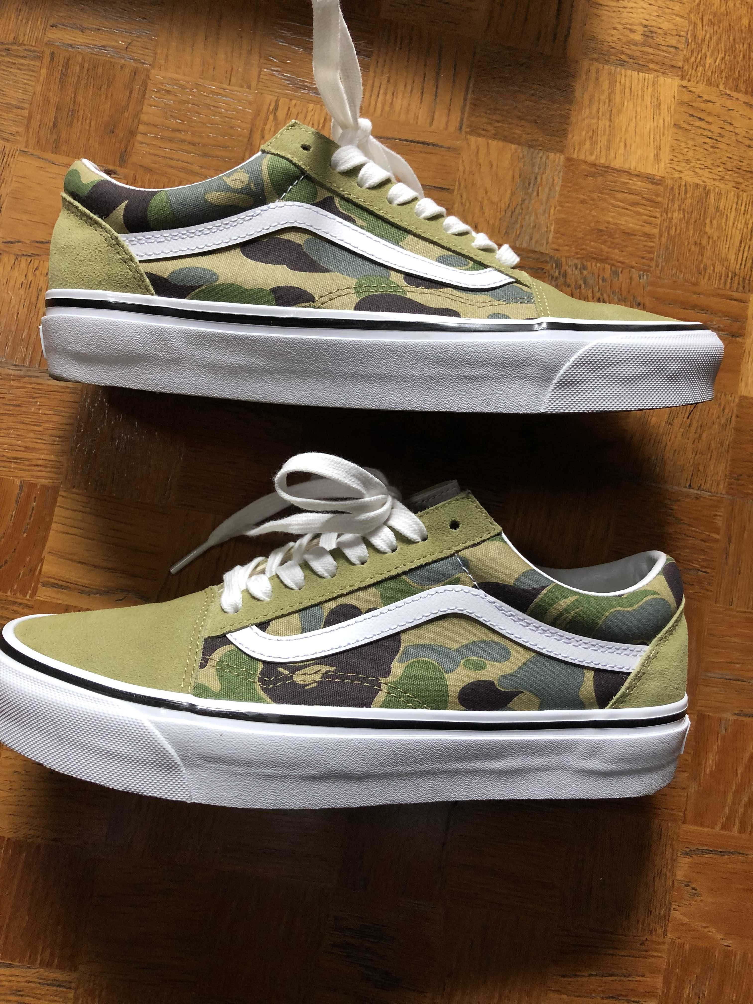 A BATHING APE®︎ × Vans ABC Camo Old Skool "Green"