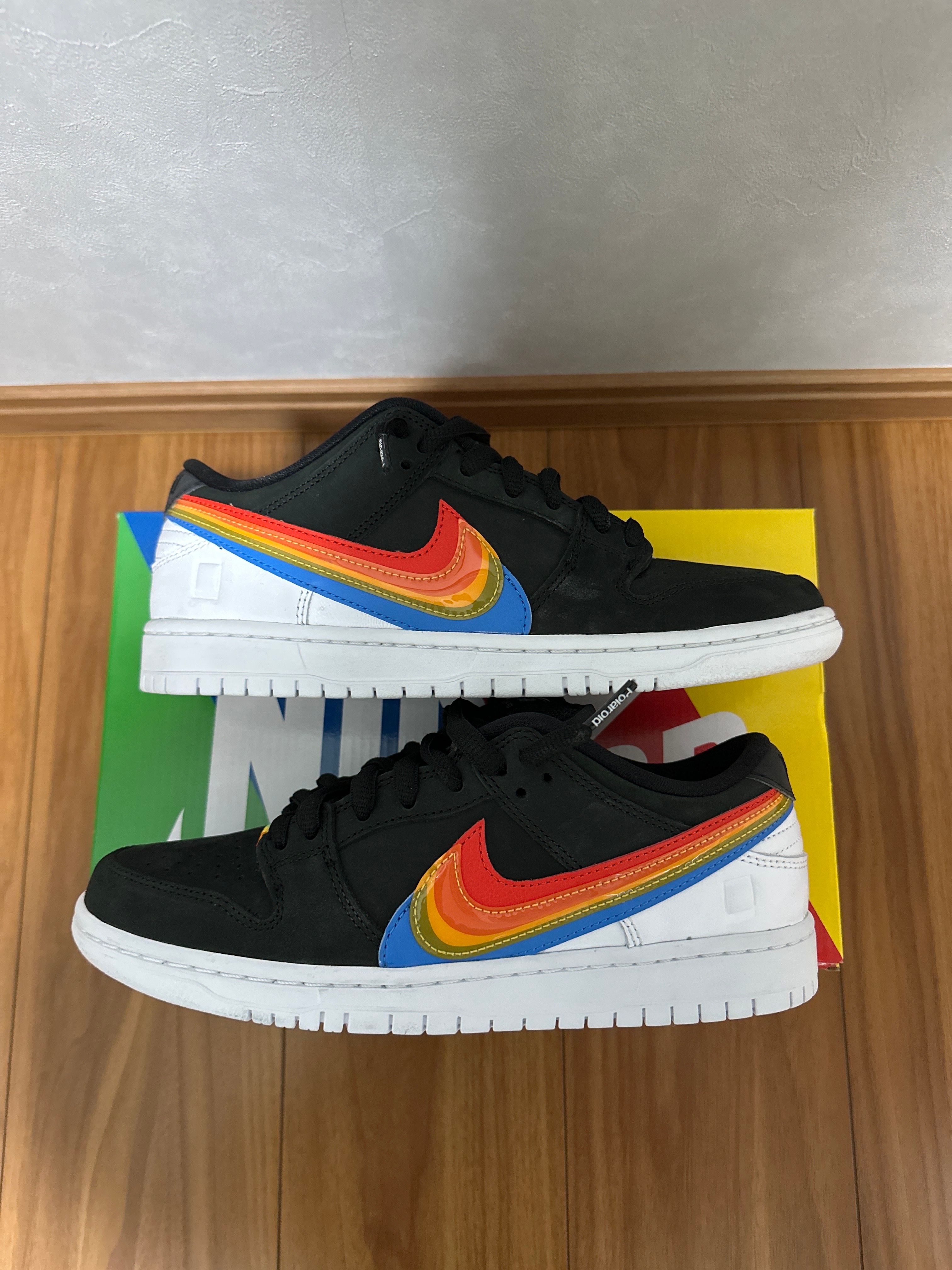 Polaroid × Nike SB Dunk Low Pro QS "Black/White"