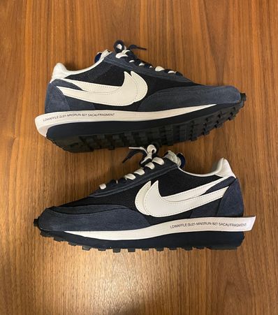 Fragment × sacai × Nike LD Waffle "Blackended Blue"