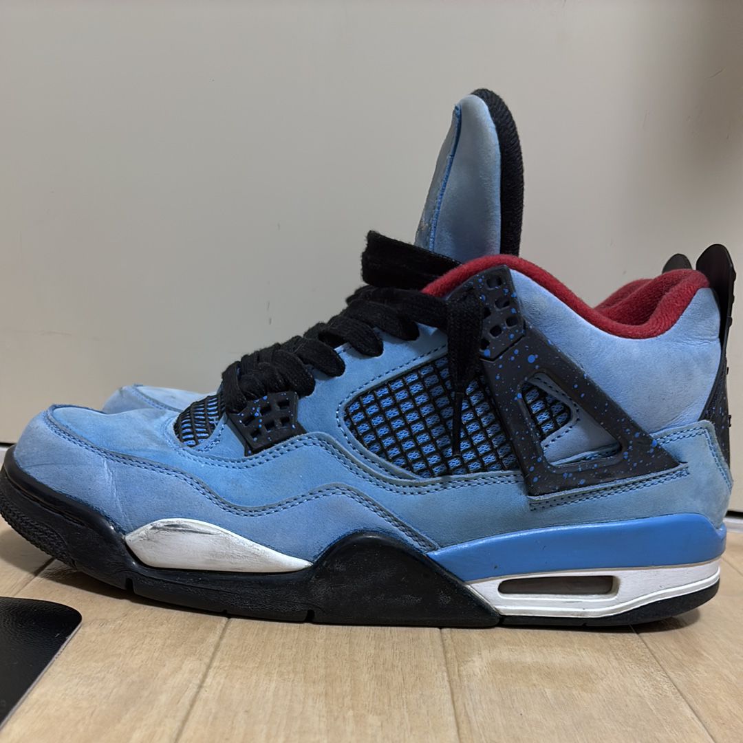 Travis Scott × Nike Air Jordan 4 Retro Cactus Jack "University Blue"