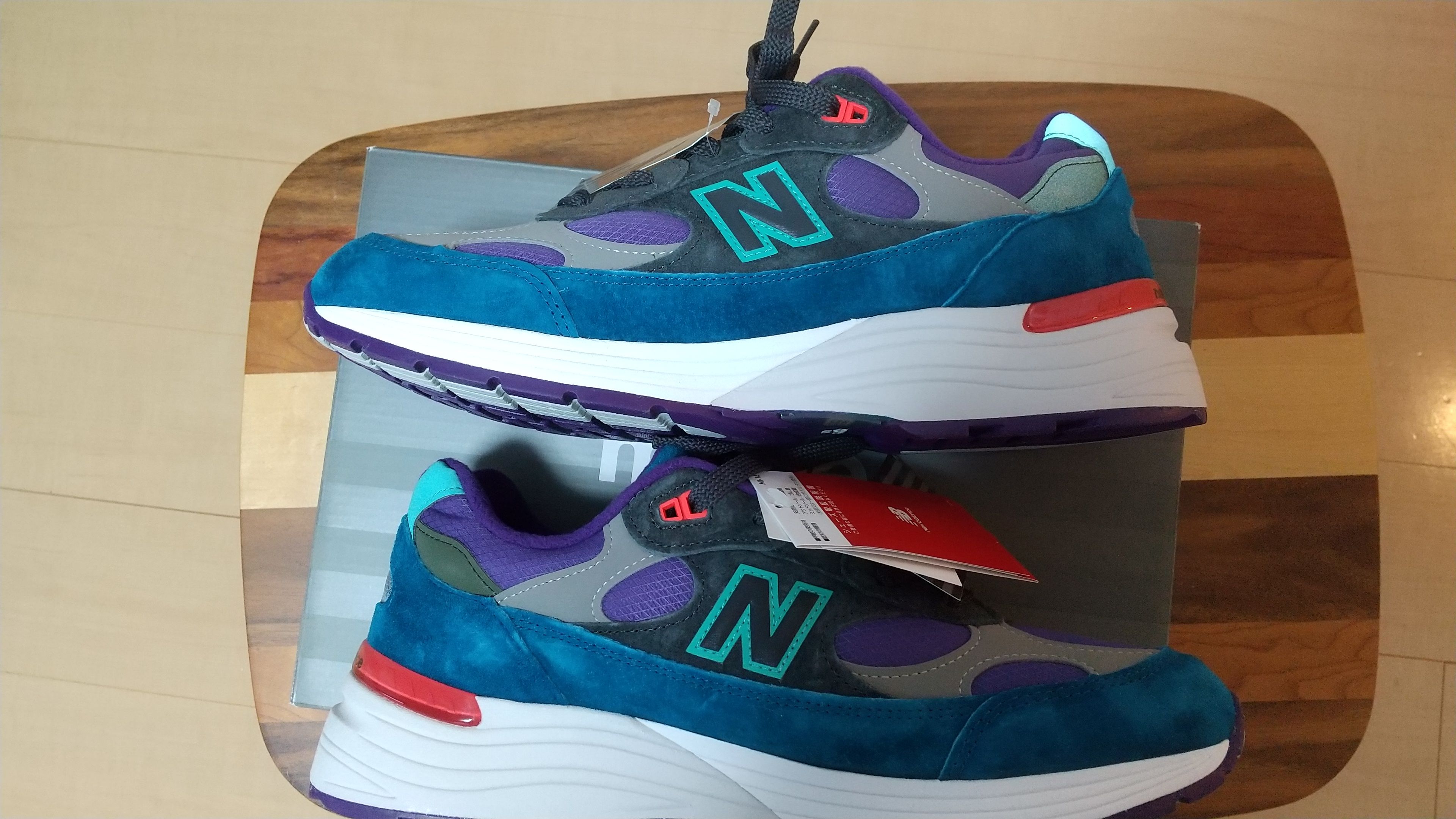 New Balance 992 "Turquoise/Purple/White"