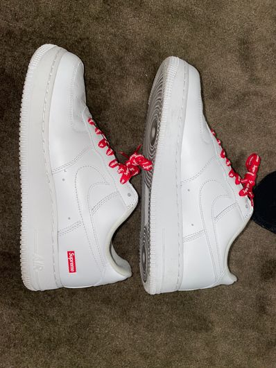 Supreme × Nike Air Force 1 Low "White"
