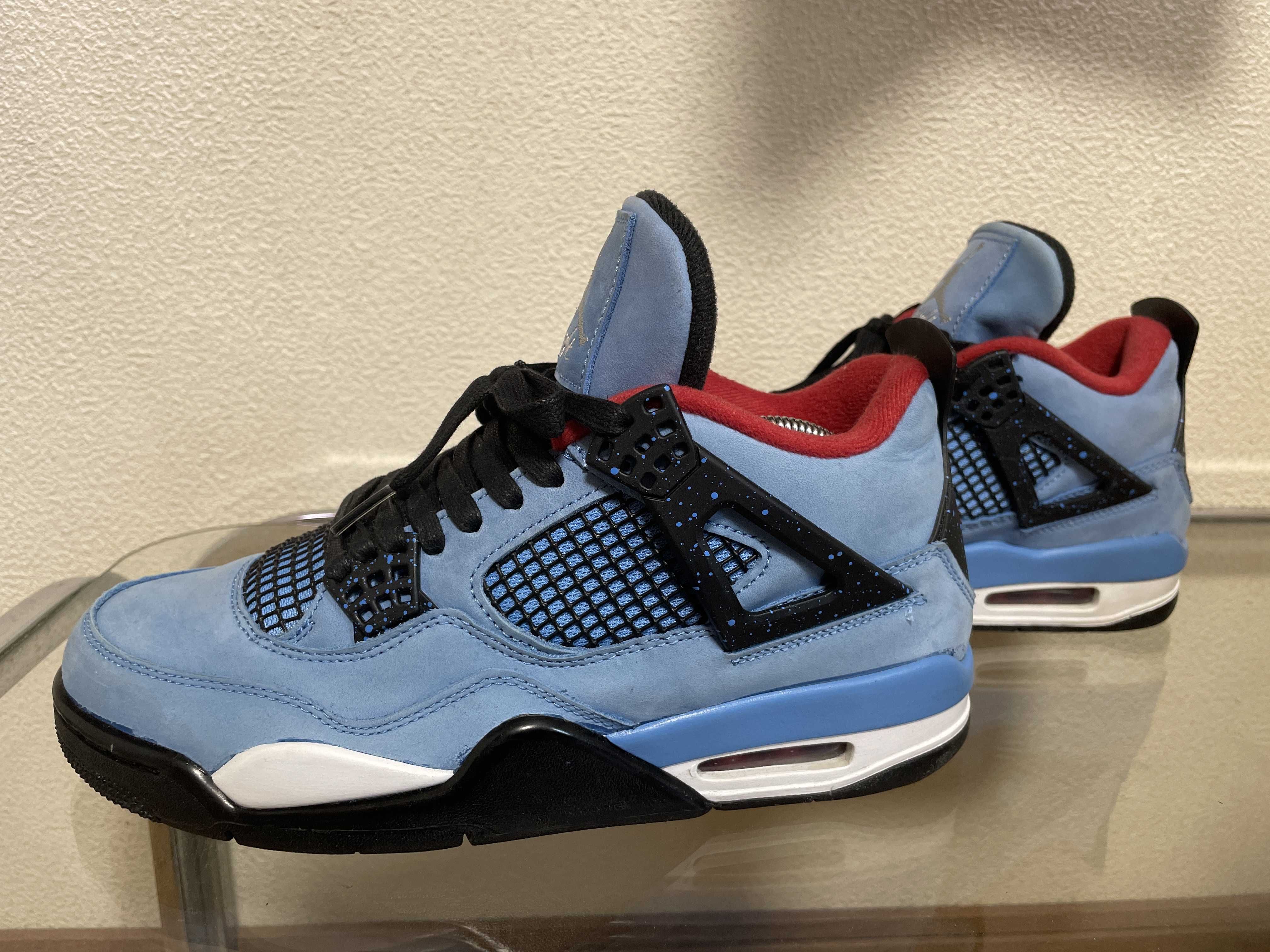 Travis Scott × Nike Air Jordan 4 Retro Cactus Jack "University Blue"
