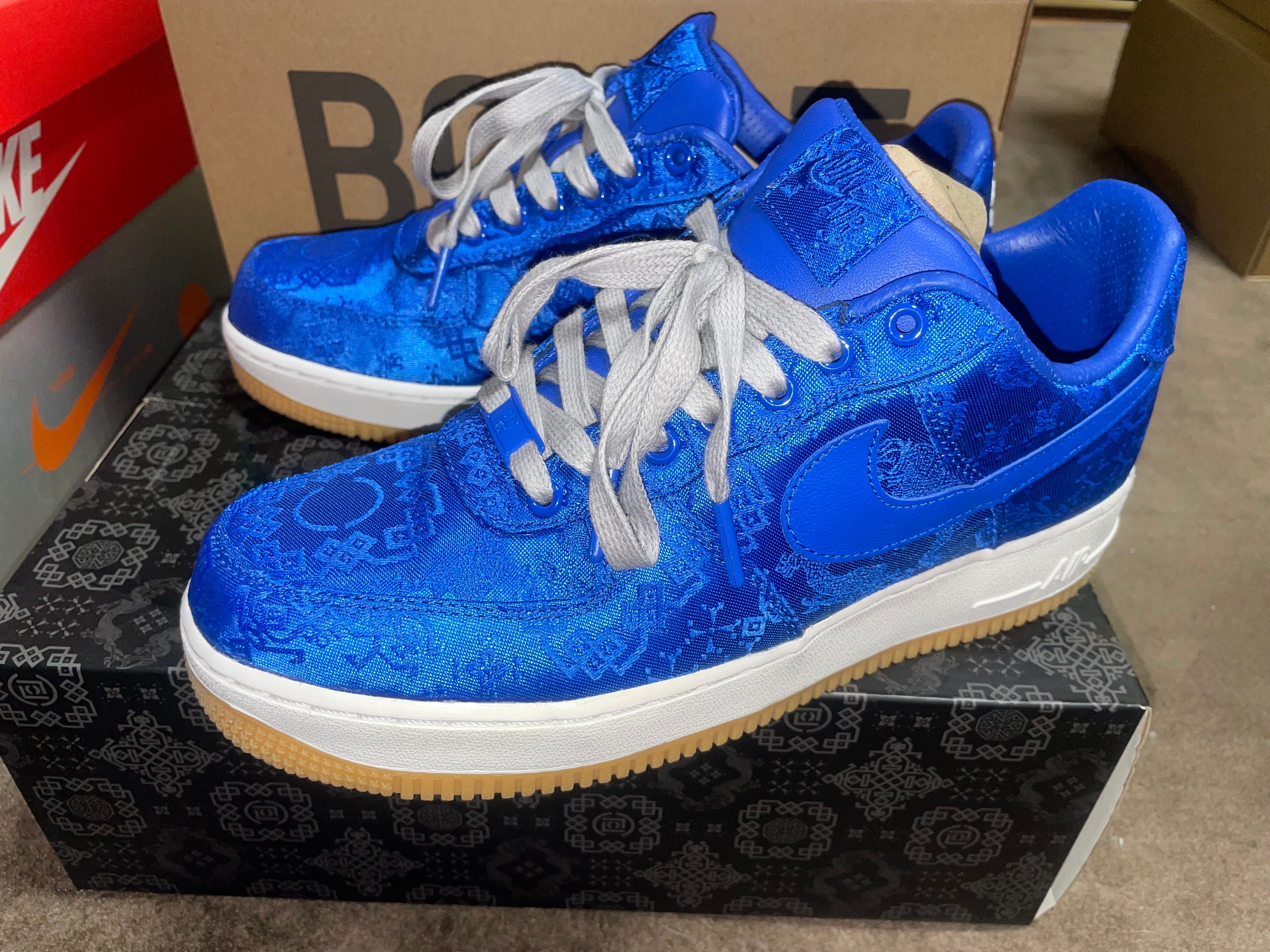CLOT × Nike Air Force 1 Low "Blue"