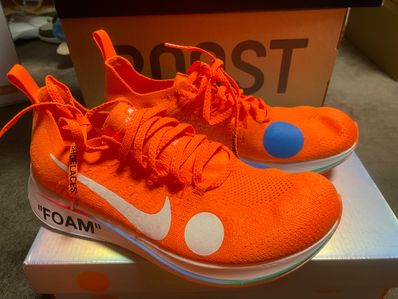 Off-White × Nike Zoom Fly Mercurial Flyknit "Total Orange/White/Volt"