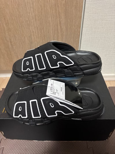 Nike Air More Uptempo Slide "Black" (DV2132-001/DV2137-001)