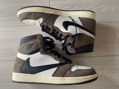 Travis Scott × Nike Air Jordan 1 Retro High OG TS SP "Sail/Dark Mocha"
