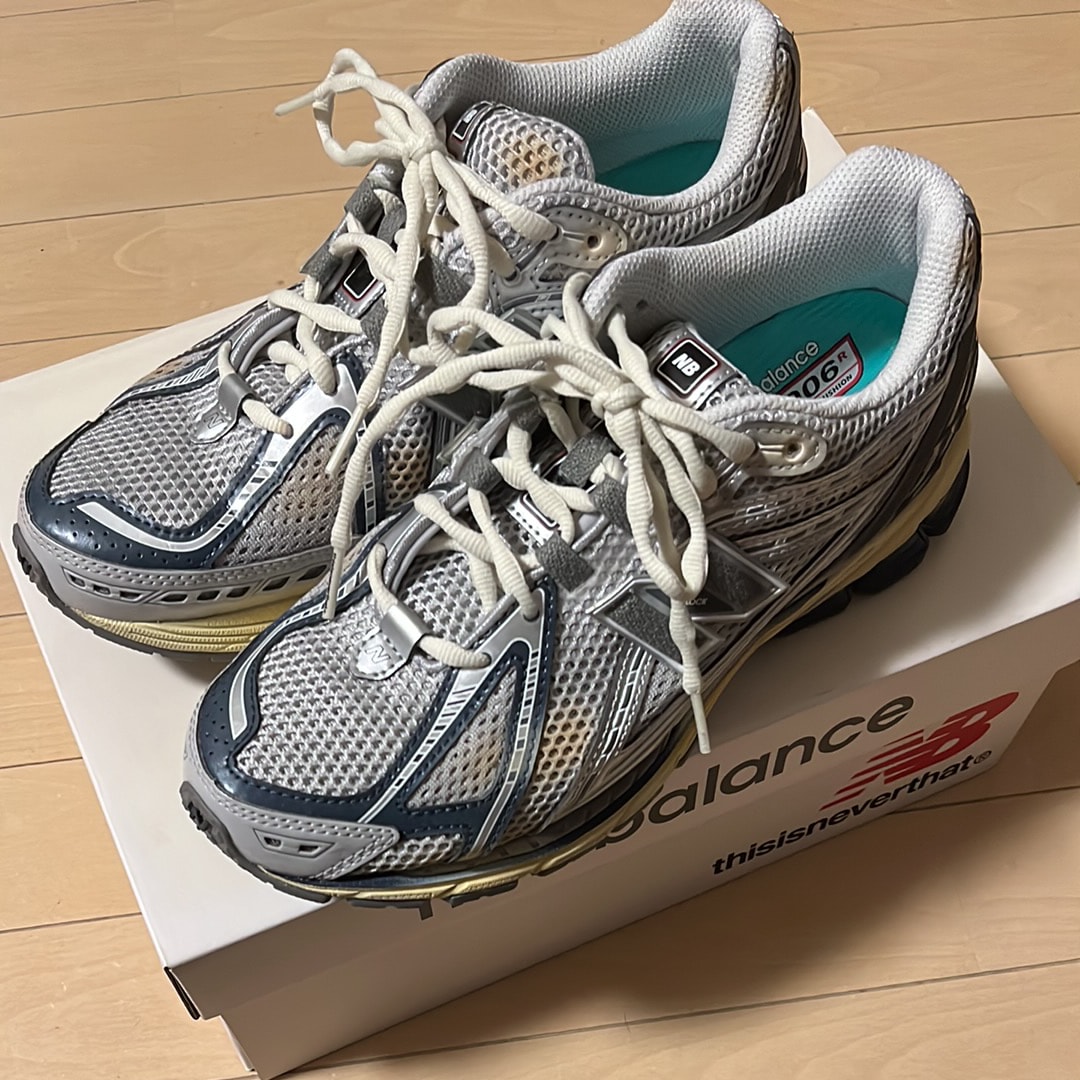 thisisneverthat × New Balance 1906R "Gray/Metallic Silver"