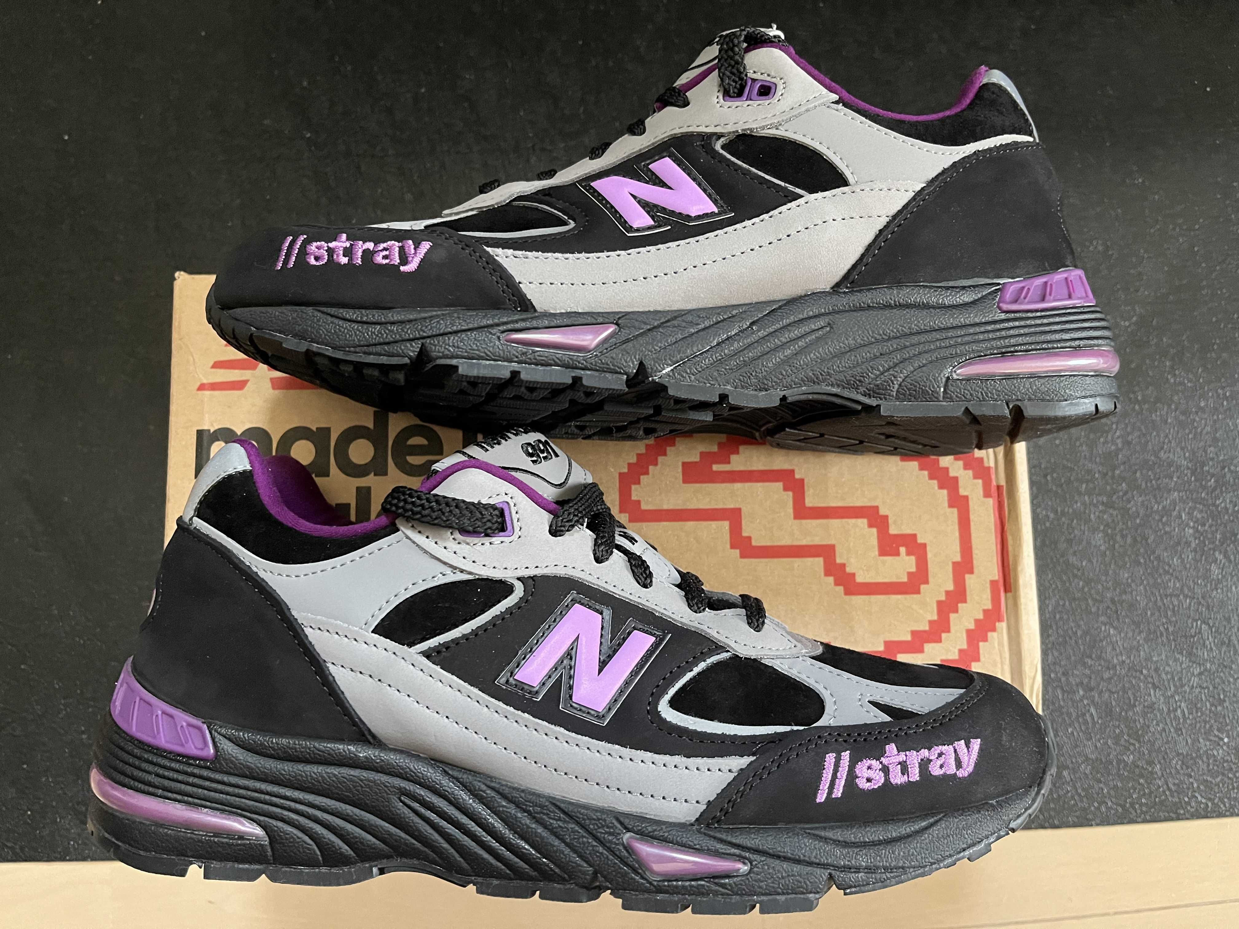 Stray Rats × New Balance 991 Made In England "Black"