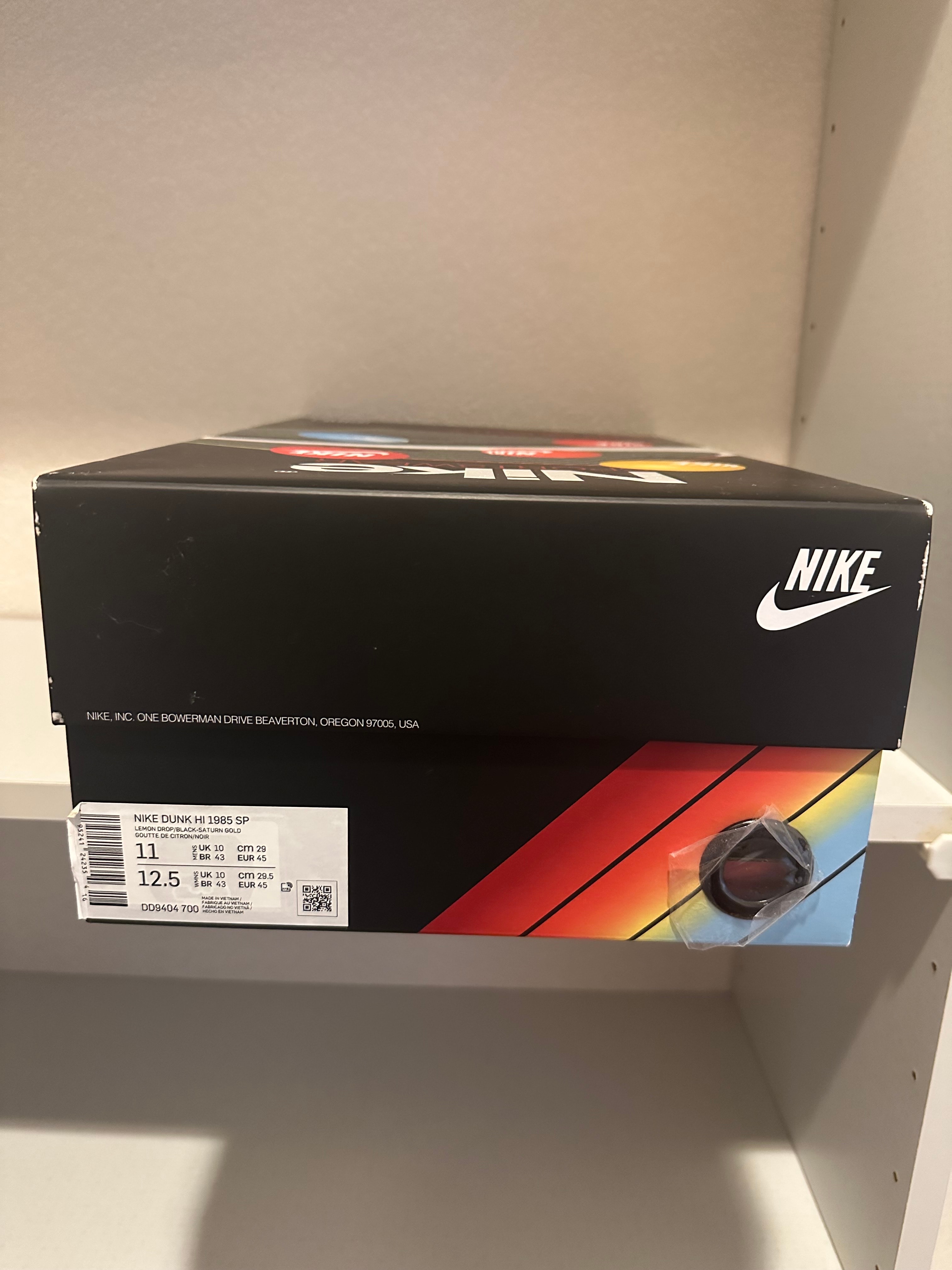 Nike Dunk High "Black Acid Wash"