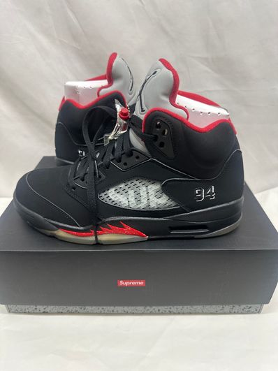 Supreme × Nike Air Jordan 5 Retro "Black"