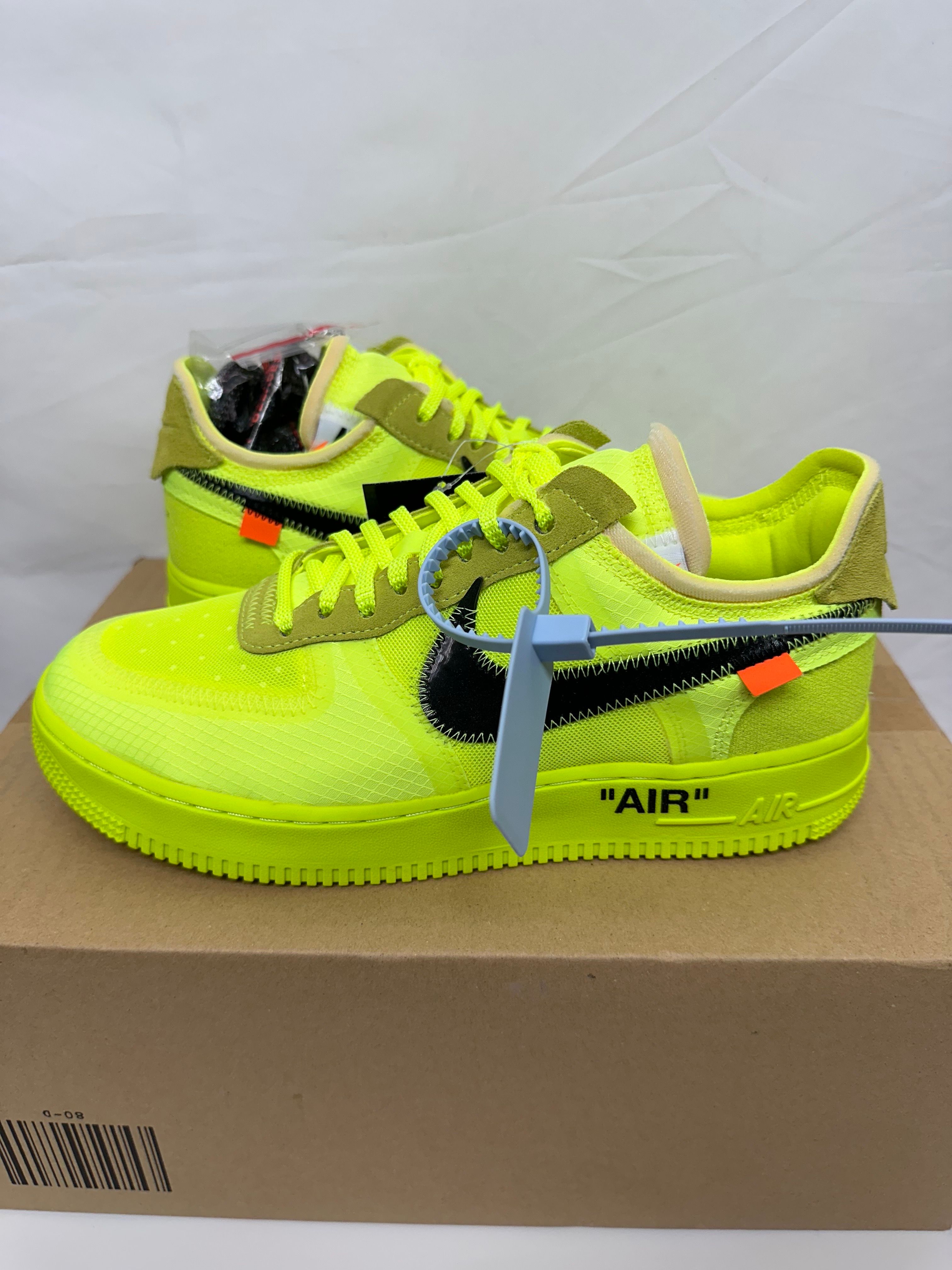 Off-White × Nike Air Force 1 Low "Volt"