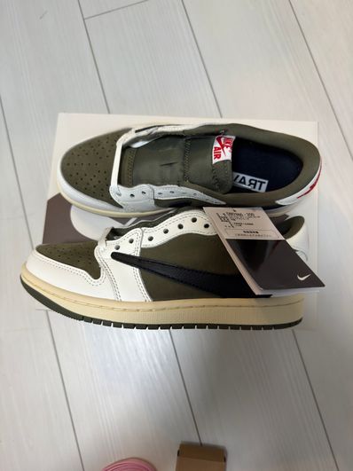 Travis Scott × Nike Air Jordan 1 Low OG SP "Reverse Olive"
