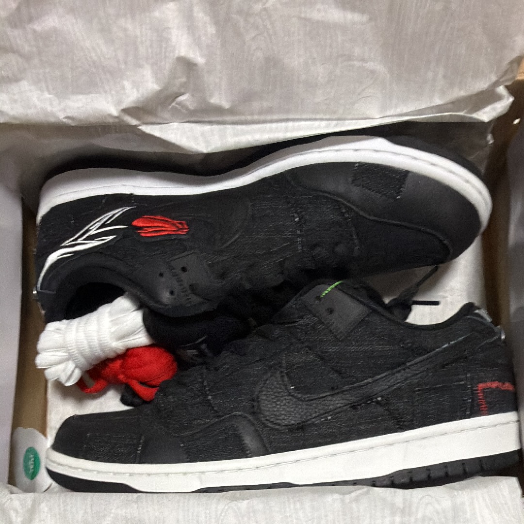 Wasted Youth × Nike SB Dunk Low "Black Denim" / VERDY