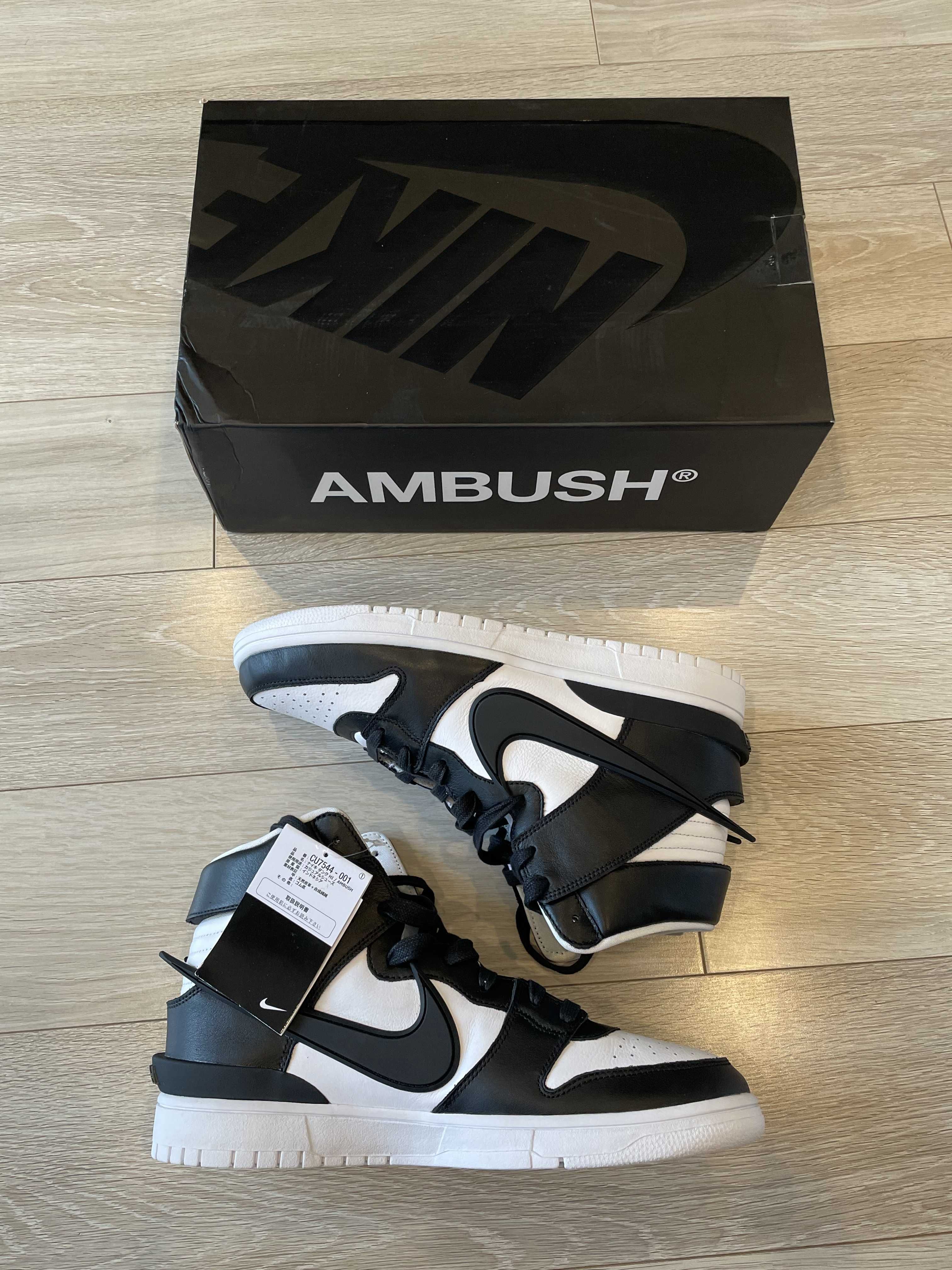 AMBUSH × Nike Dunk High "Black"