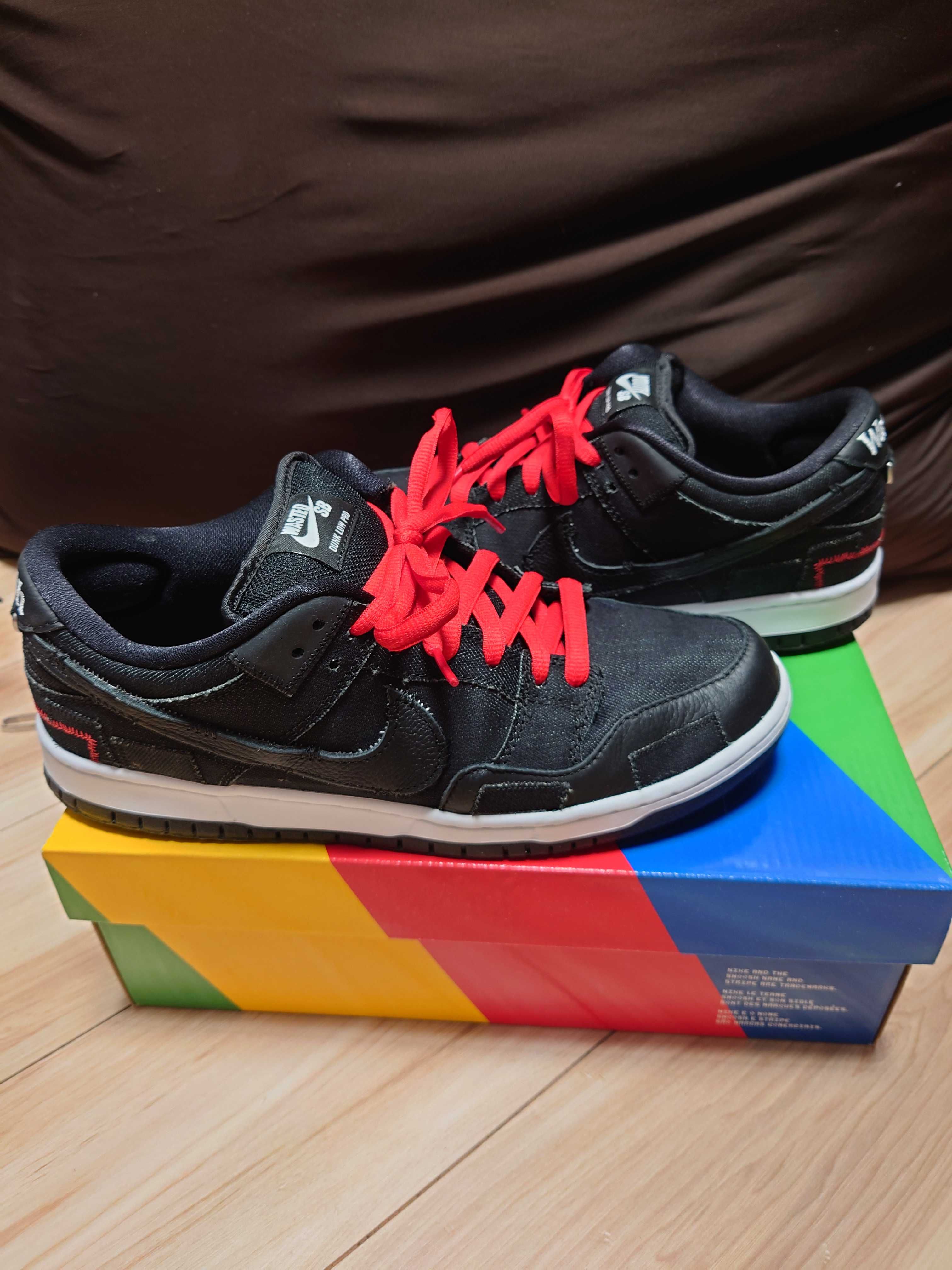 Wasted Youth × Nike SB Dunk Low "Black Denim" / VERDY