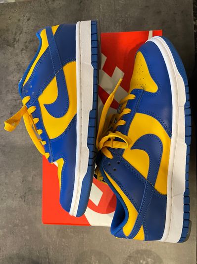 Nike Dunk Low "Blue Jay and University Gold"