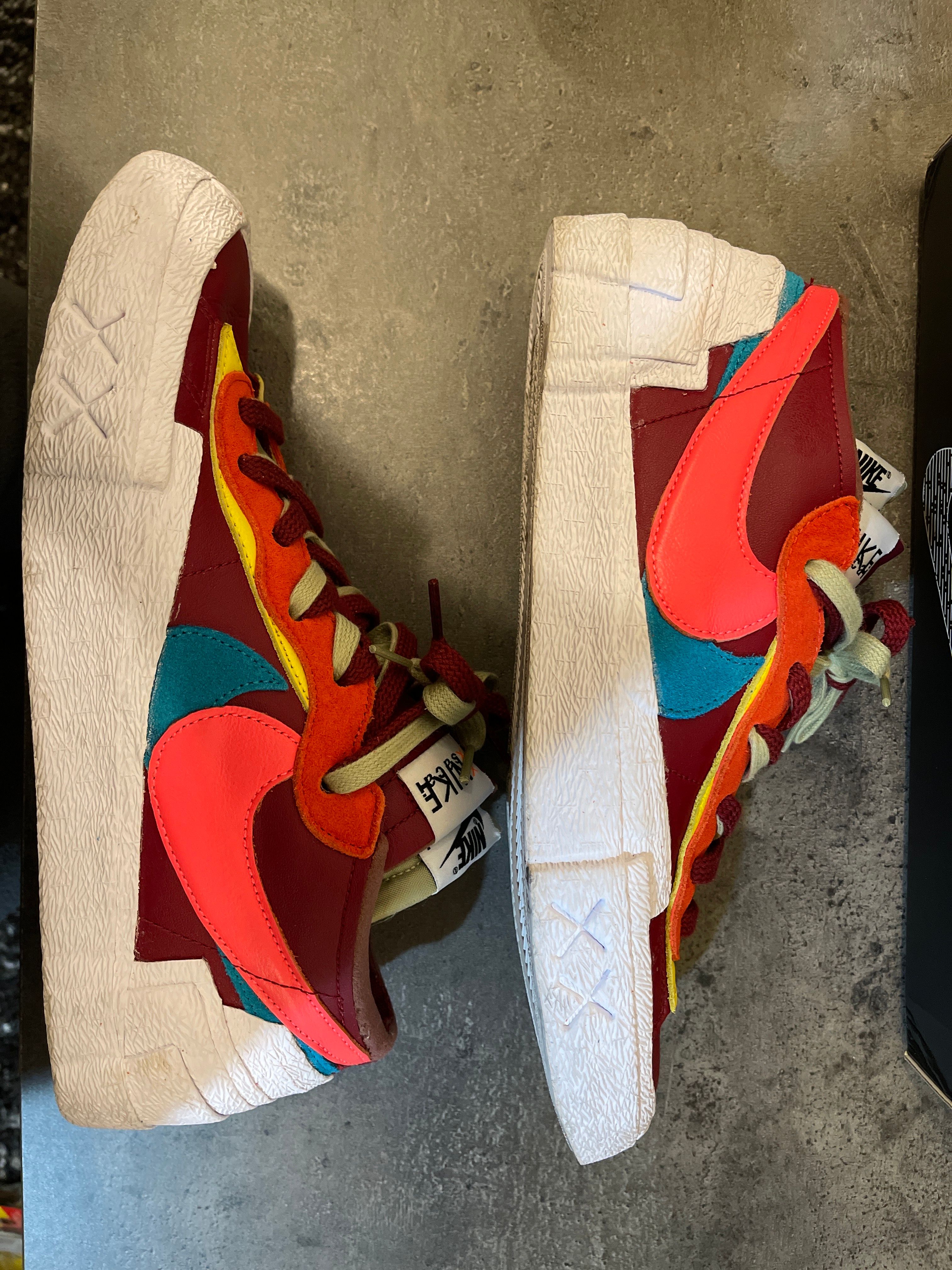 KAWS × sacai × Nike Blazer Low "Team Red"