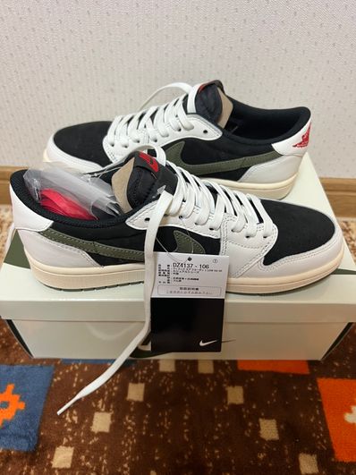 Travis Scott × Nike Women's Air Jordan 1 Low OG "Medium Olive"