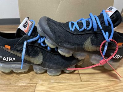 Off-White × Nike Air Vapormax "Black/Total Orange/Clear"