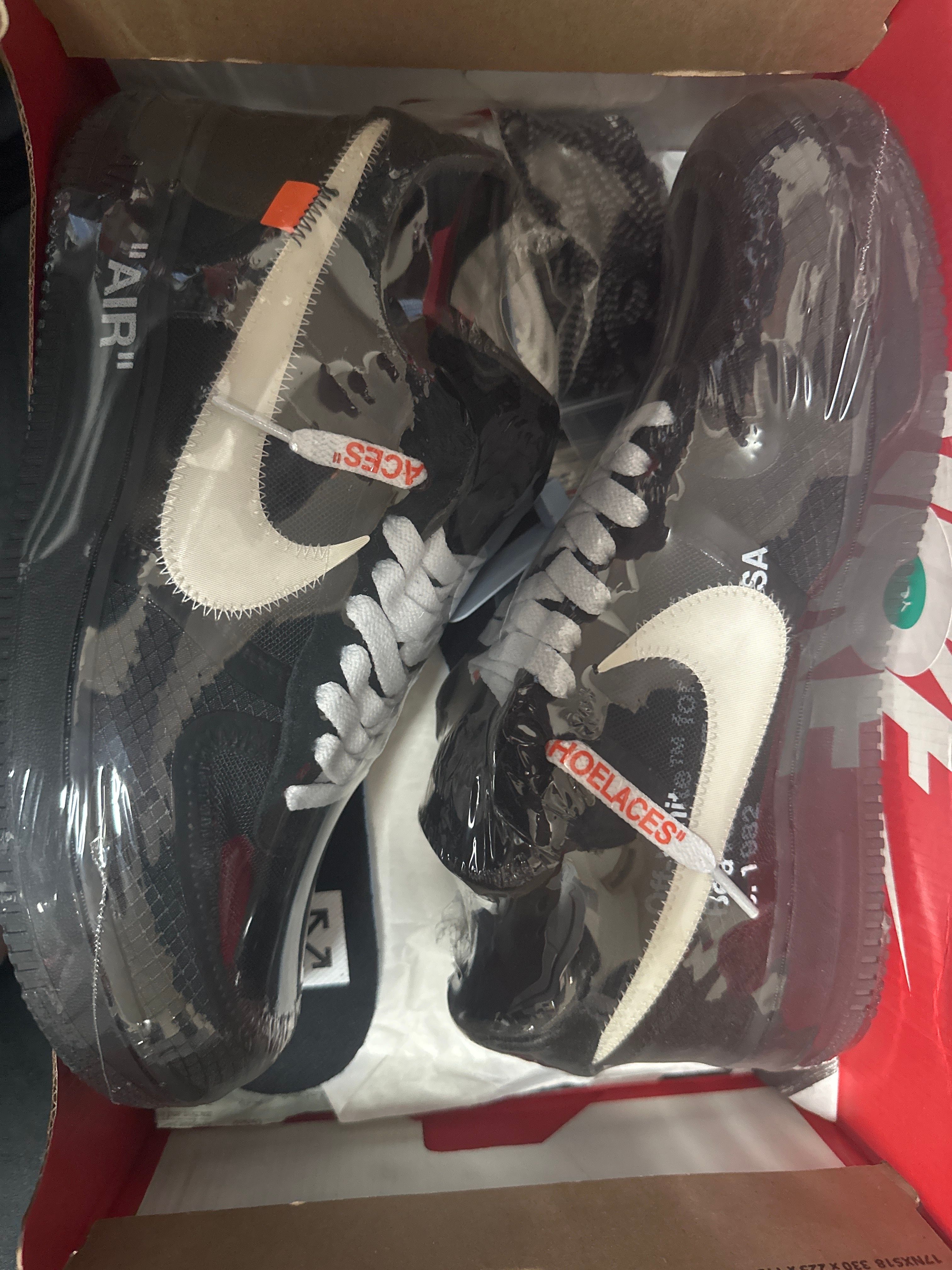 Off-White × Nike Air Force 1 Low "Black"