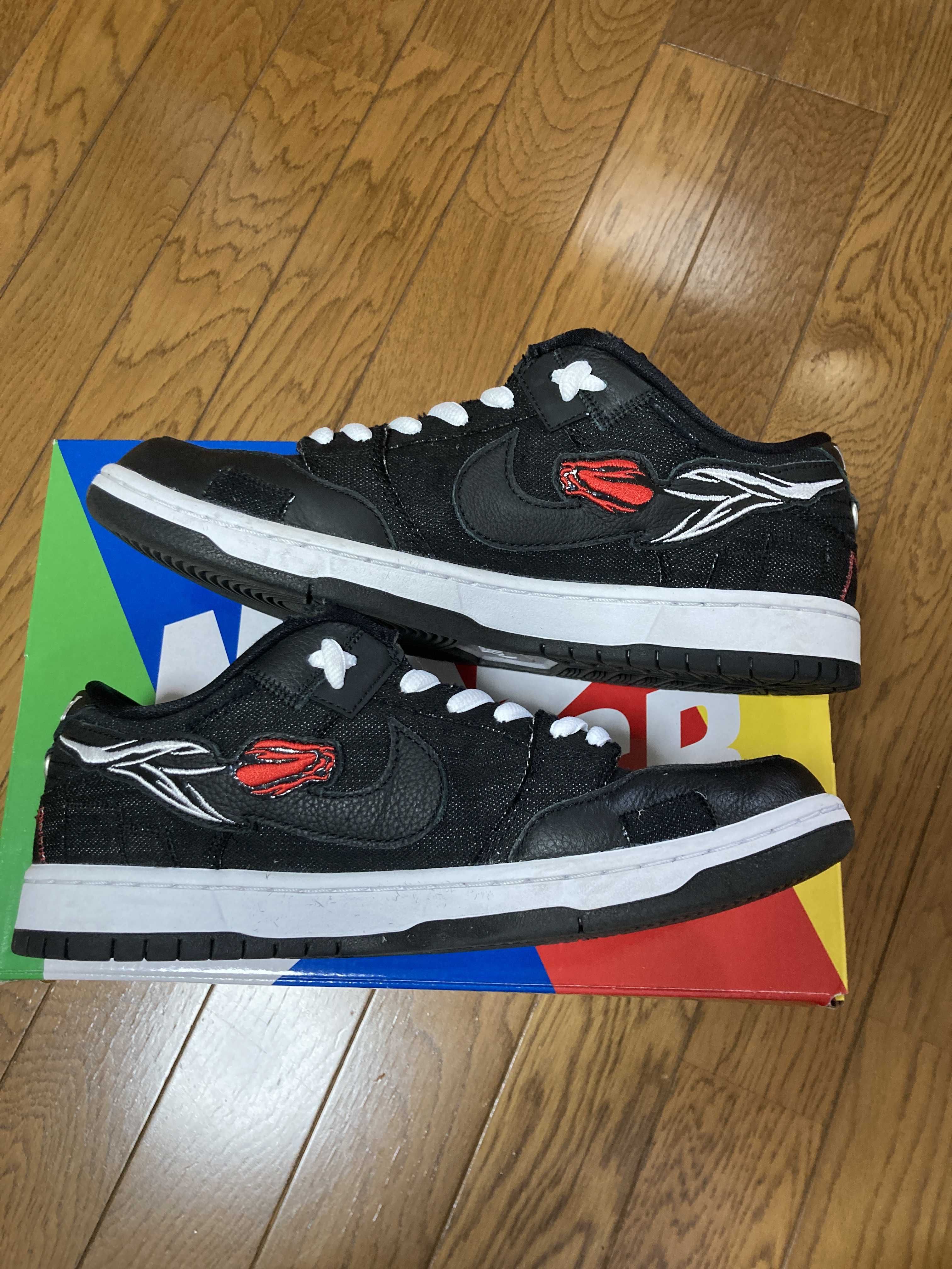 Wasted Youth × Nike SB Dunk Low "Black Denim" / VERDY