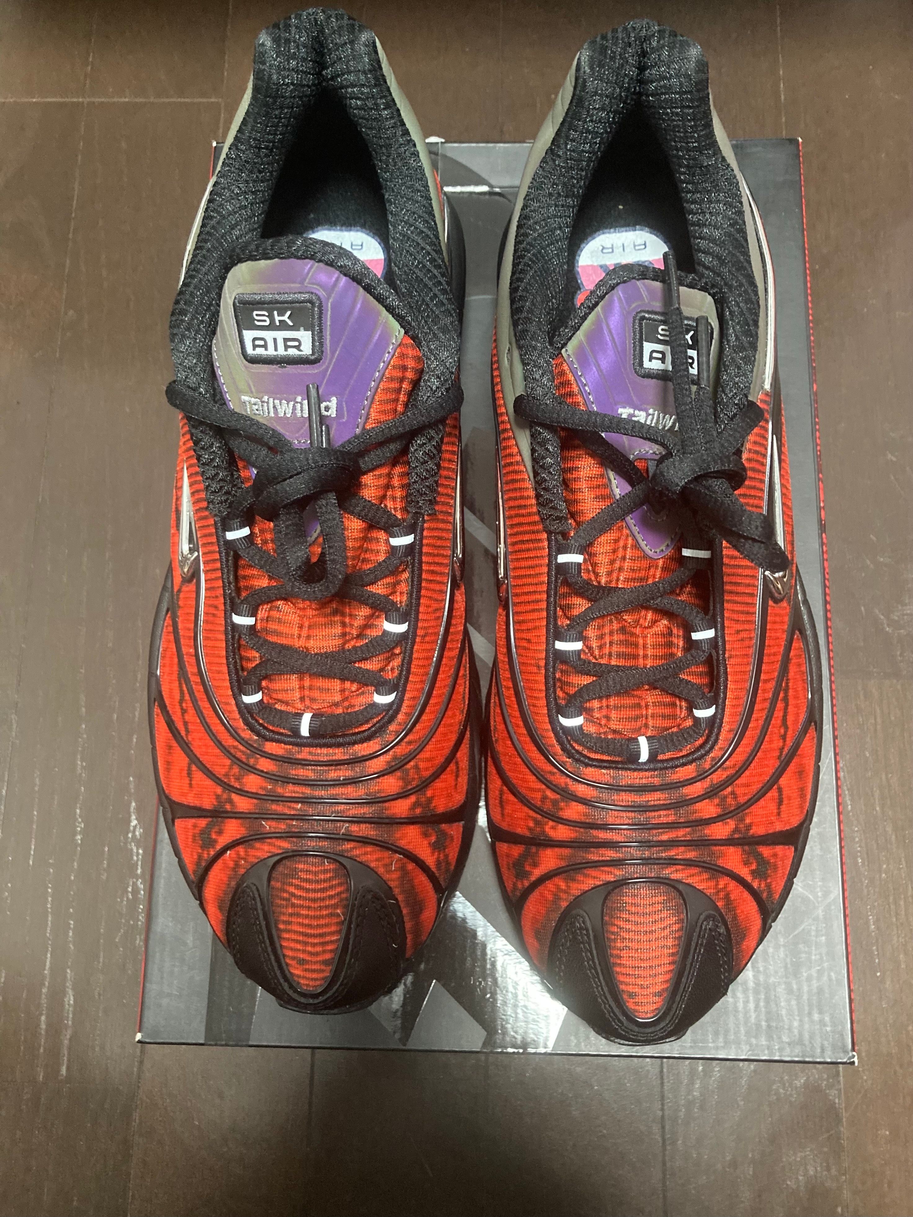 スケプタ × ナイキエアマックス テイルウィンド5 "ブラック/クロームレッド"