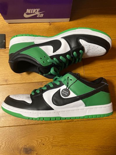 Nike SB Dunk Low Pro "Black and Classic Green"